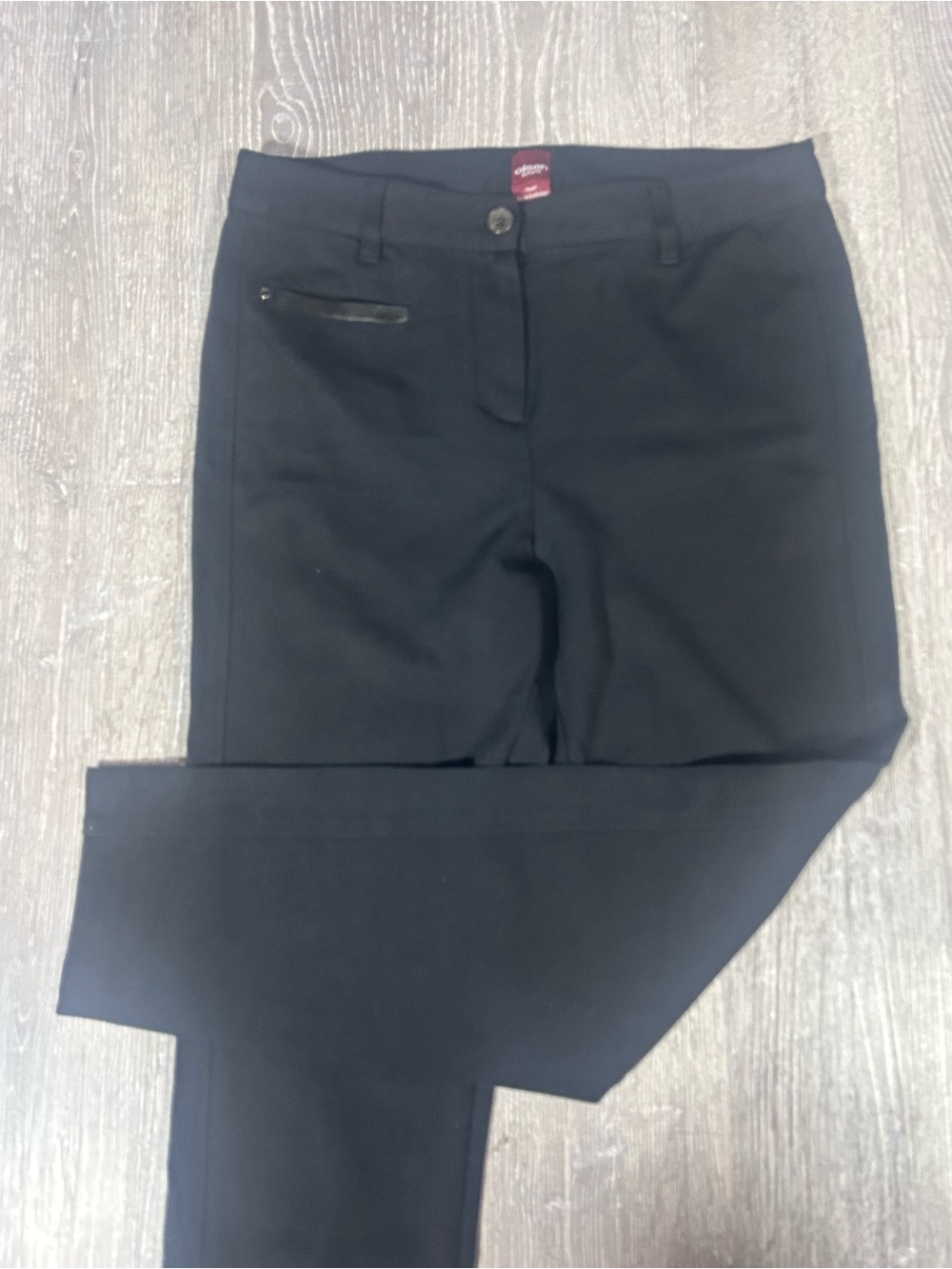 Olsen Europe Black Stretch Straight Leg Dress Pants Trousers Size 6 Everyday